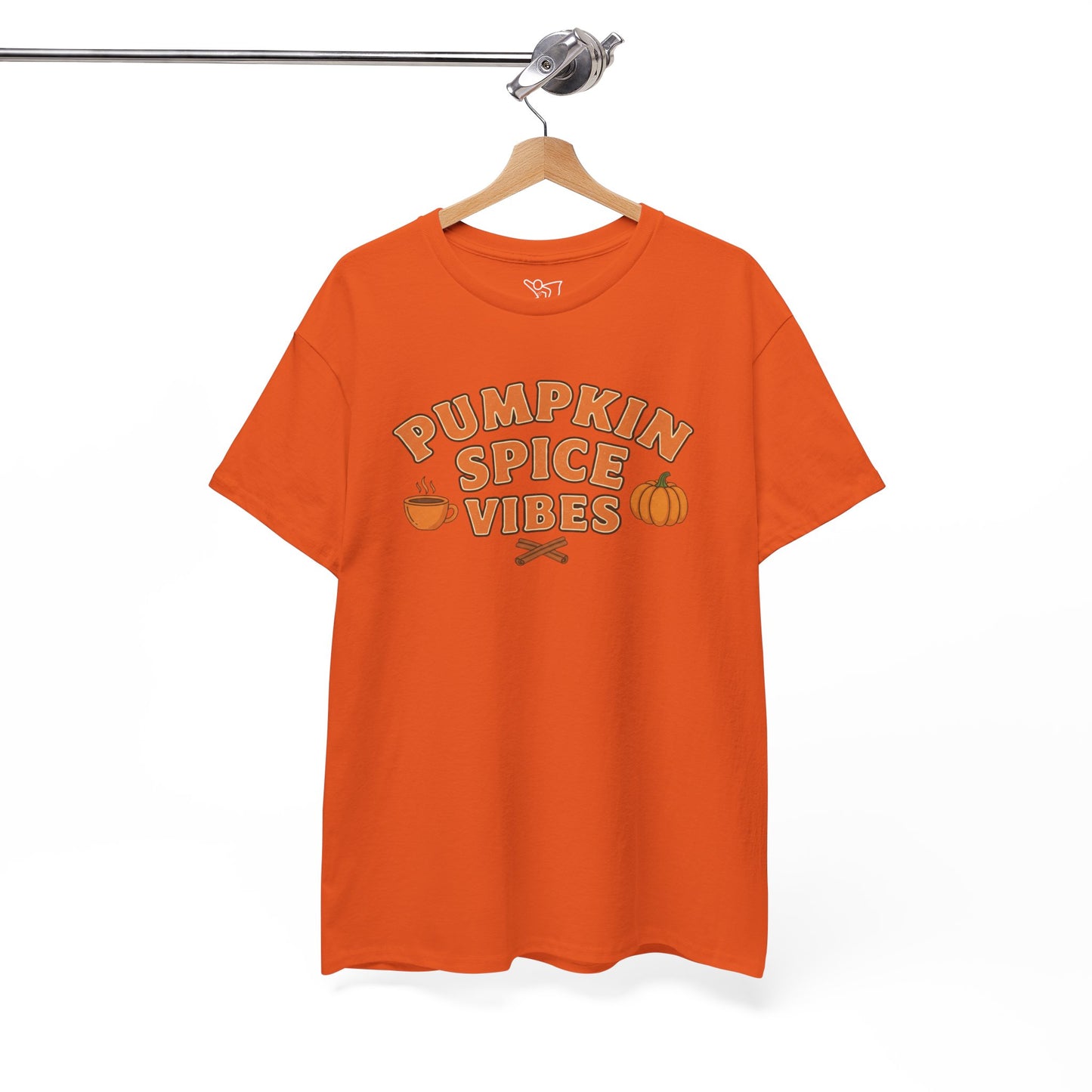 "Pumpkin Spice Vibes" Unisex Autumn T-Shirt for Fall, Cozy Apparel, Pumpkin Lover Gift, Halloween Party Wear