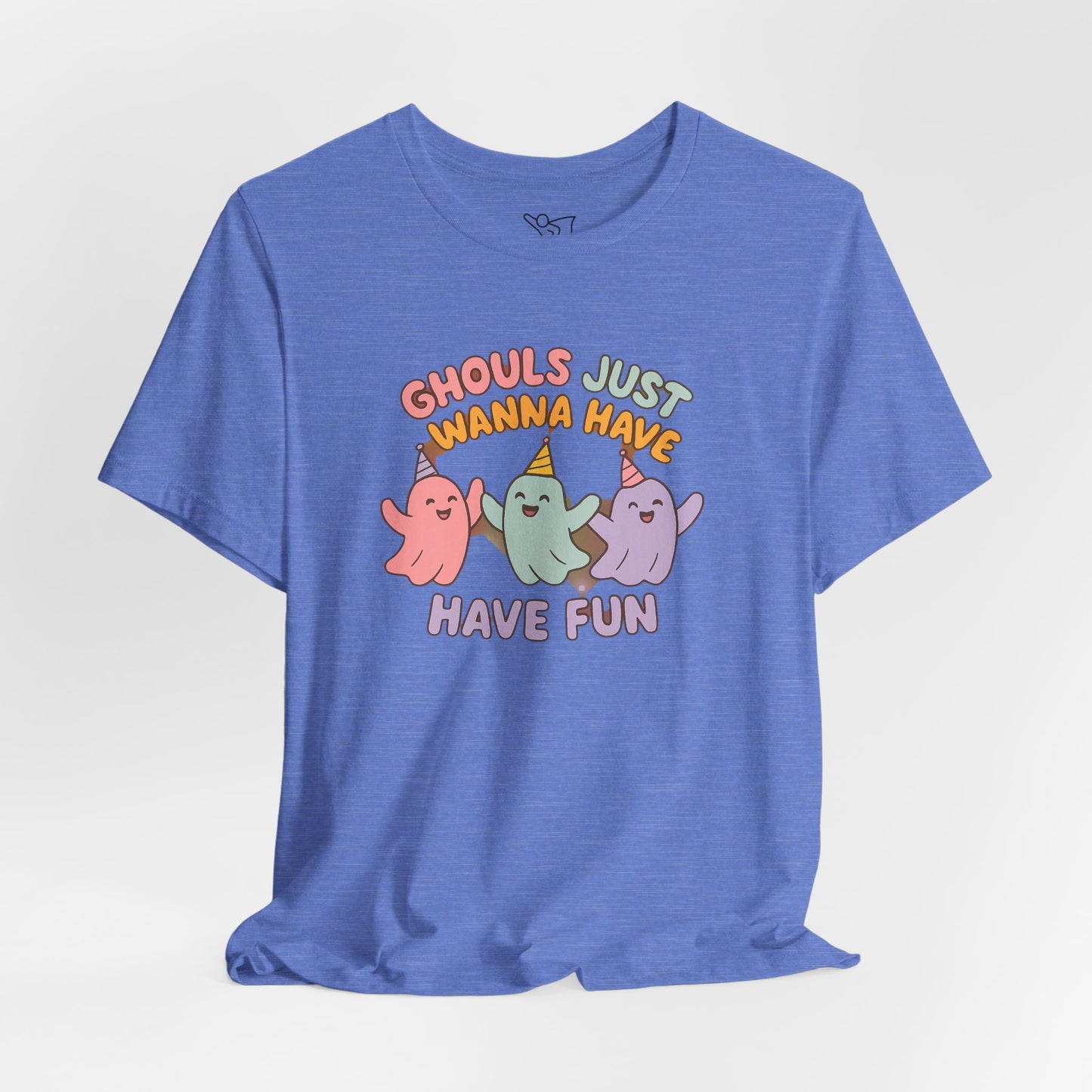 "Ghouls Just Wanna Have Fun" T-Shirt for Halloween, Unisex Graphic Shirt, Cute Ghosts Tee, Casual Wear, Gift for Friends