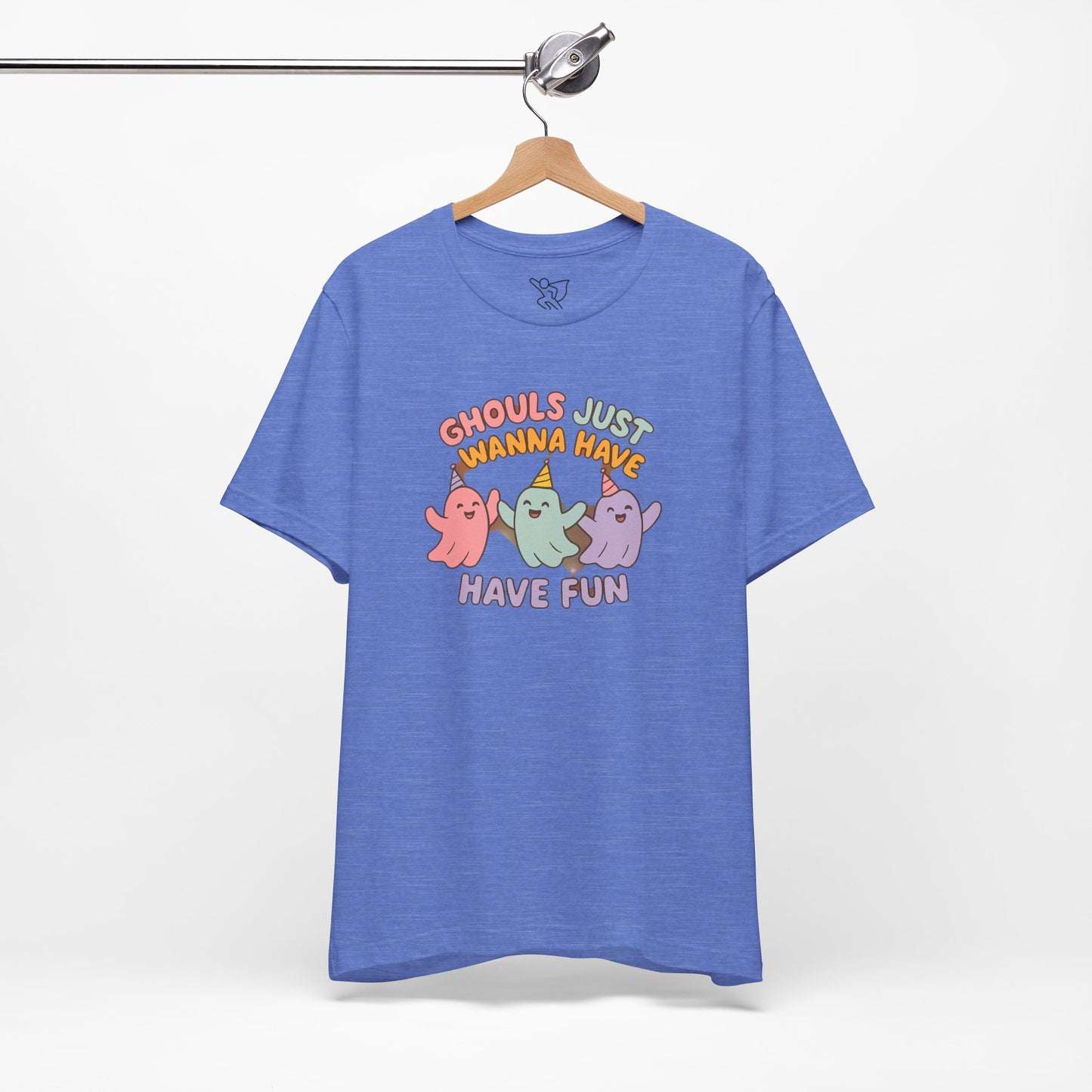 "Ghouls Just Wanna Have Fun" T-Shirt for Halloween, Unisex Graphic Shirt, Cute Ghosts Tee, Casual Wear, Gift for Friends