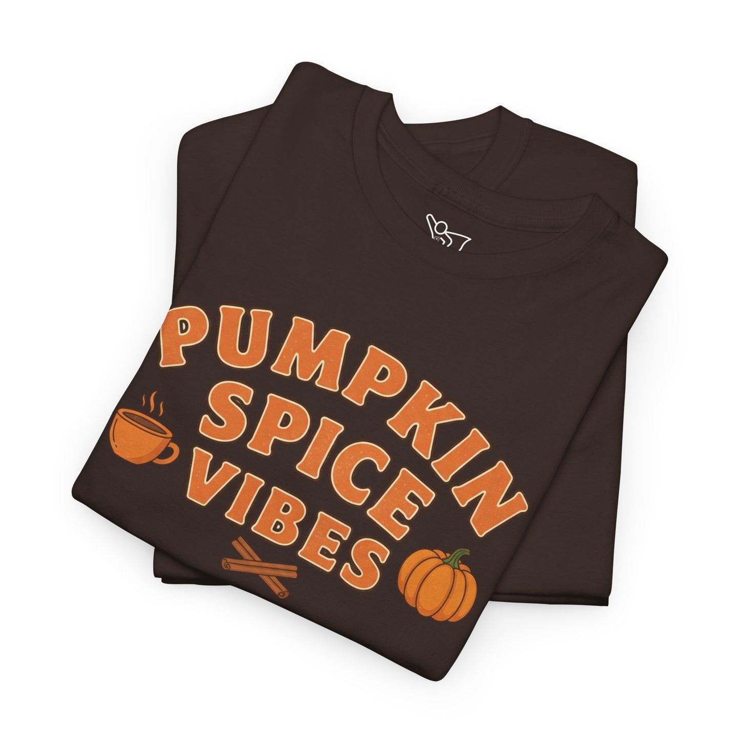 "Pumpkin Spice Vibes" Unisex Autumn T-Shirt for Fall, Cozy Apparel, Pumpkin Lover Gift, Halloween Party Wear