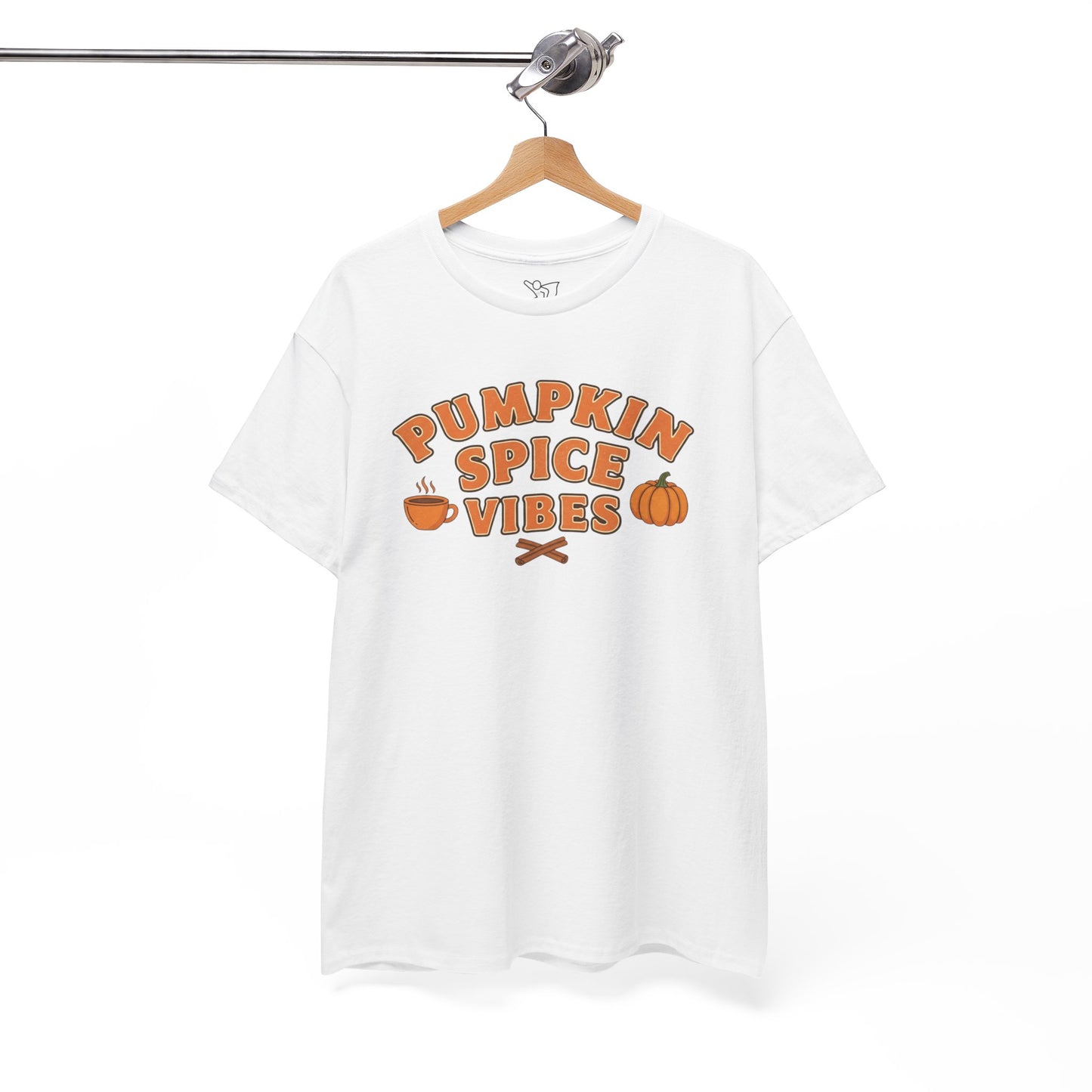 "Pumpkin Spice Vibes" Unisex Autumn T-Shirt for Fall, Cozy Apparel, Pumpkin Lover Gift, Halloween Party Wear