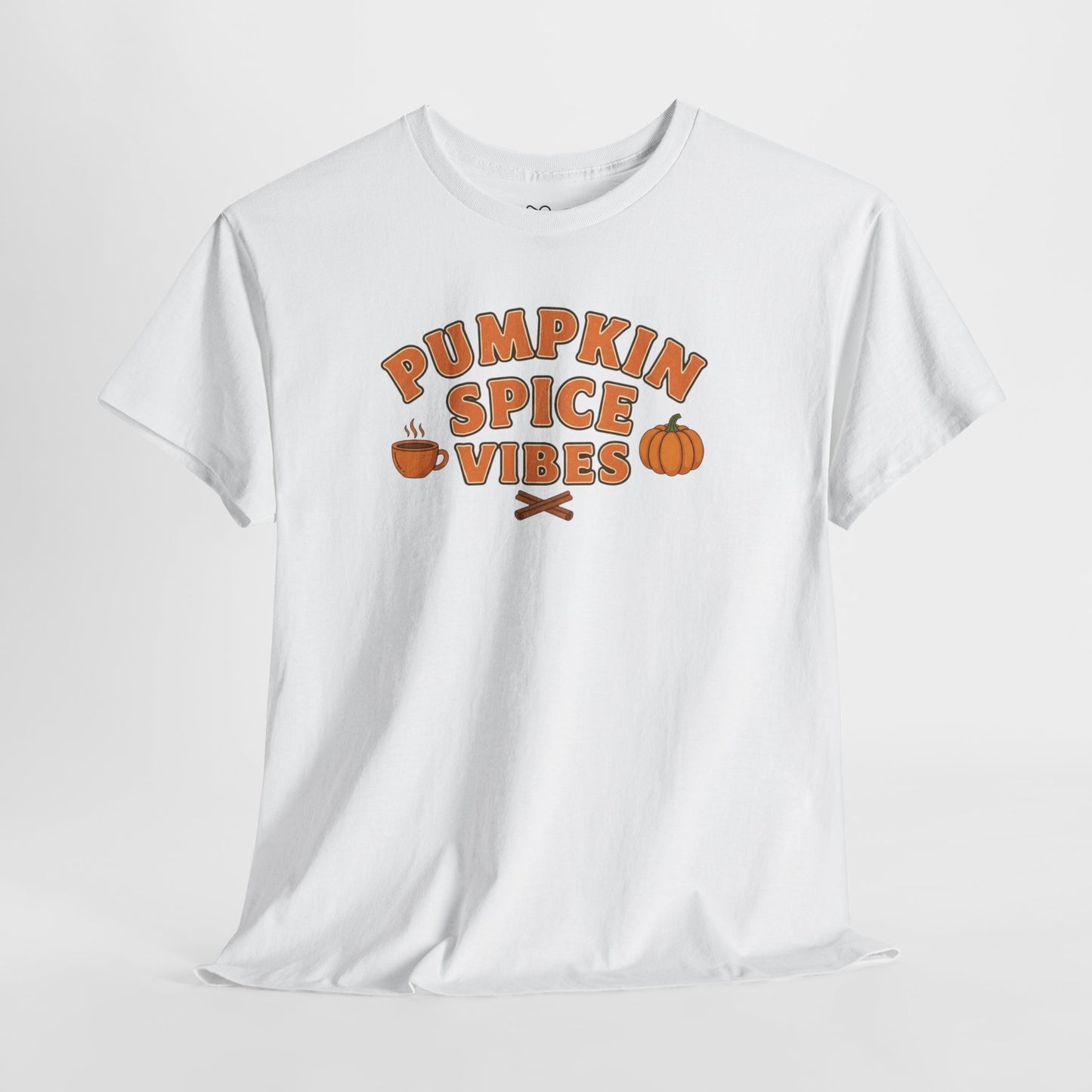"Pumpkin Spice Vibes" Unisex Autumn T-Shirt for Fall, Cozy Apparel, Pumpkin Lover Gift, Halloween Party Wear