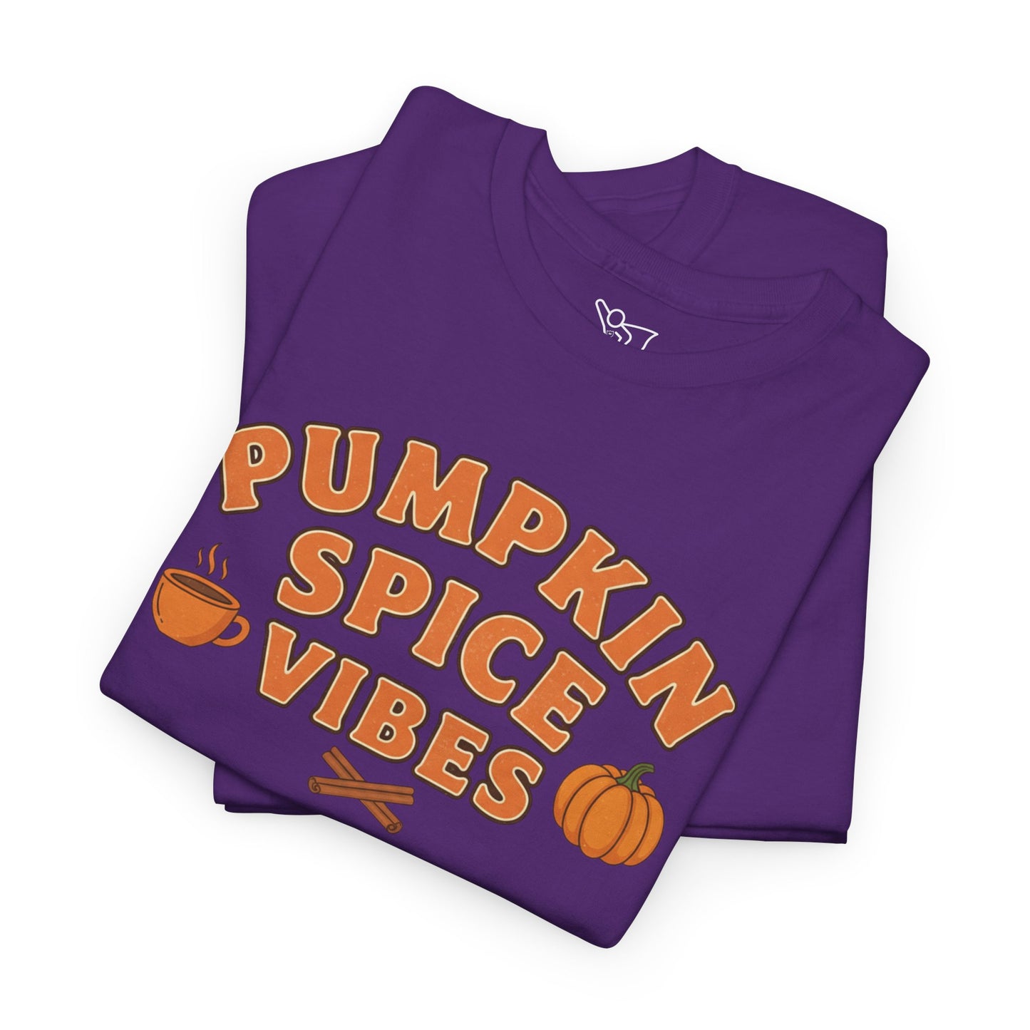 "Pumpkin Spice Vibes" Unisex Autumn T-Shirt for Fall, Cozy Apparel, Pumpkin Lover Gift, Halloween Party Wear