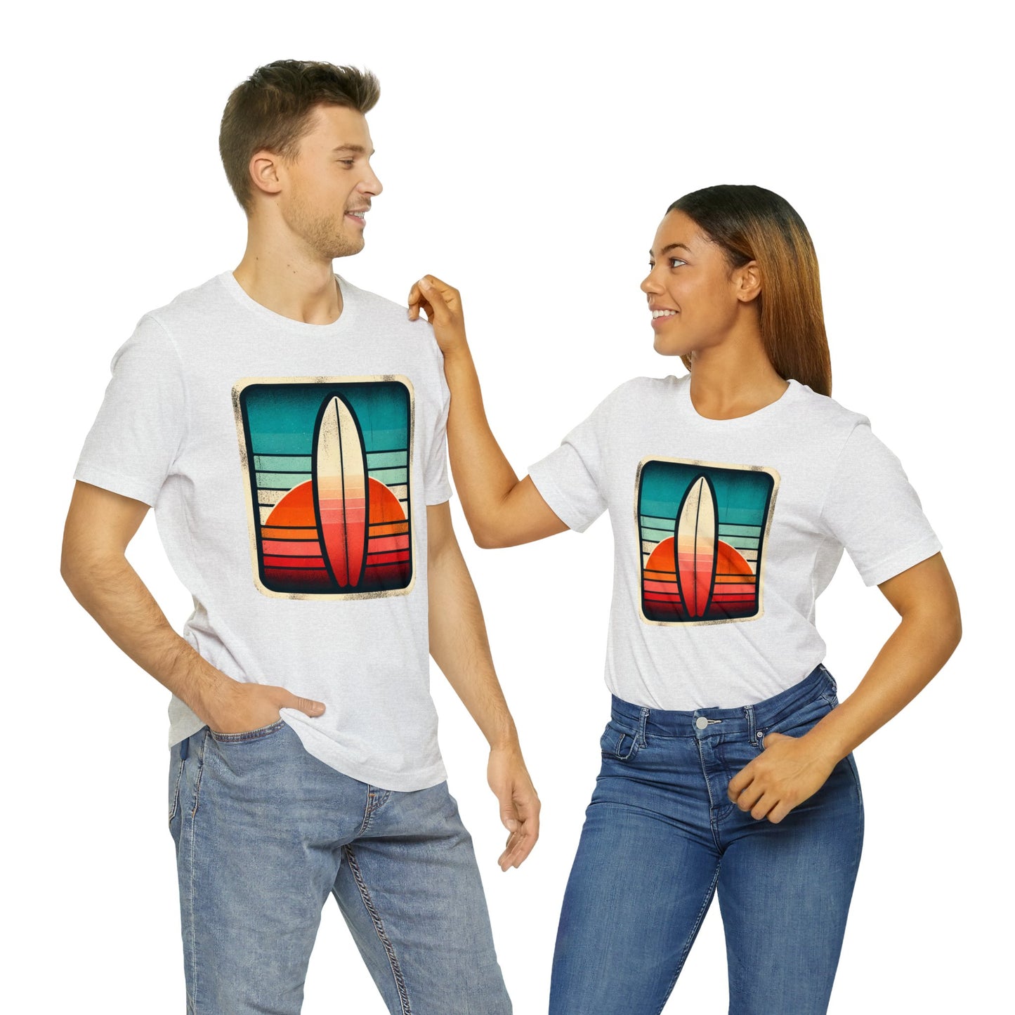 Sunset Swell Serenity - Tee - AI Tee Hero
