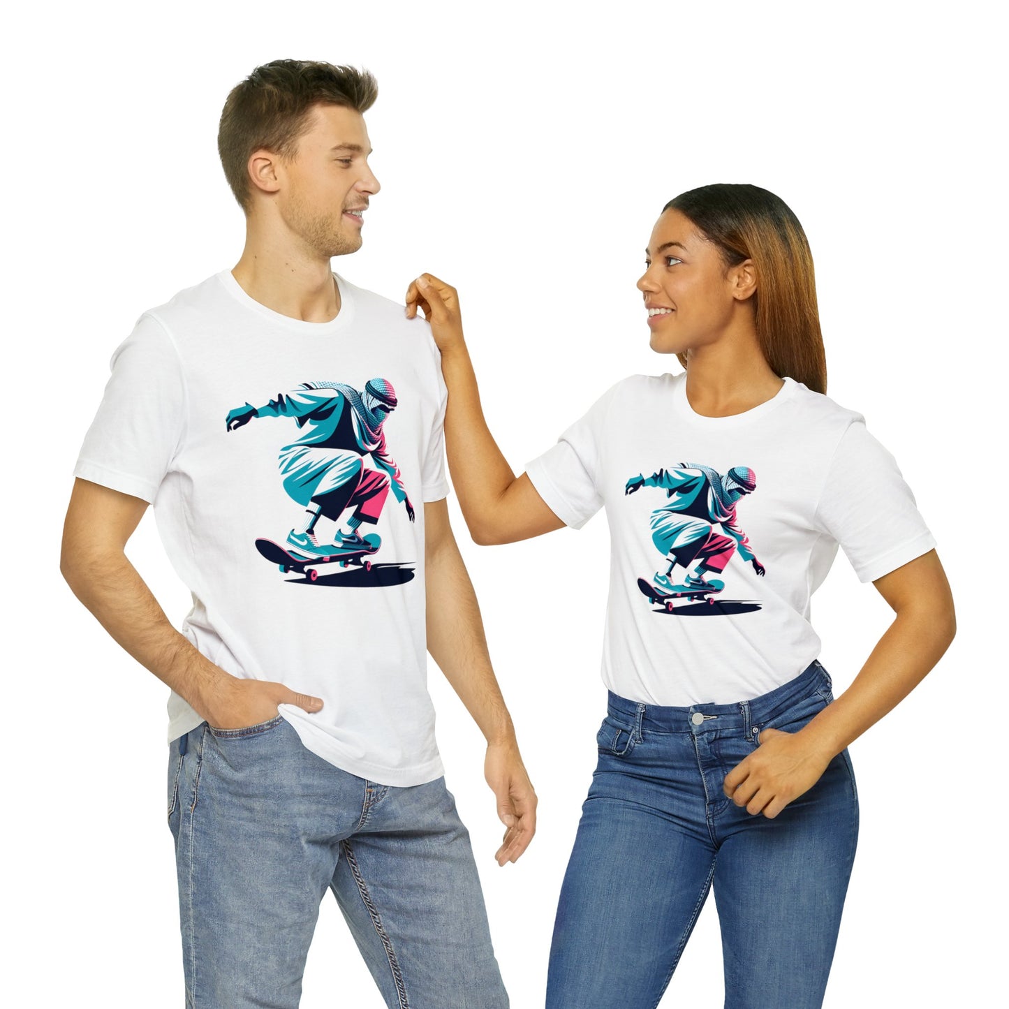 Urban Glide Dynamism - Short Sleeve Tee - AI Tee Hero