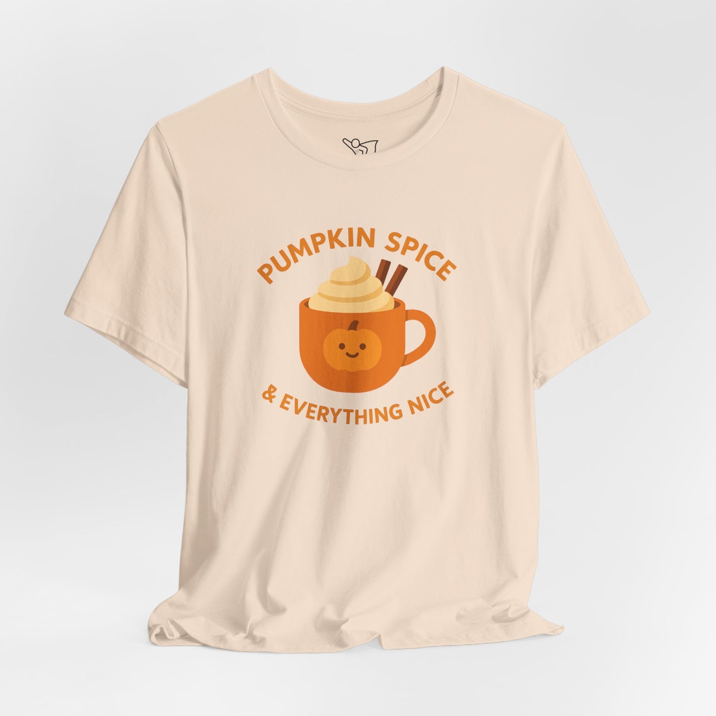 "Pumpkin Spice & Everything Nice" Fall T-Shirt, Autumn Fashion, Cozy Casual Wear, Pumpkin Lovers Gift, Seasonal Apparel