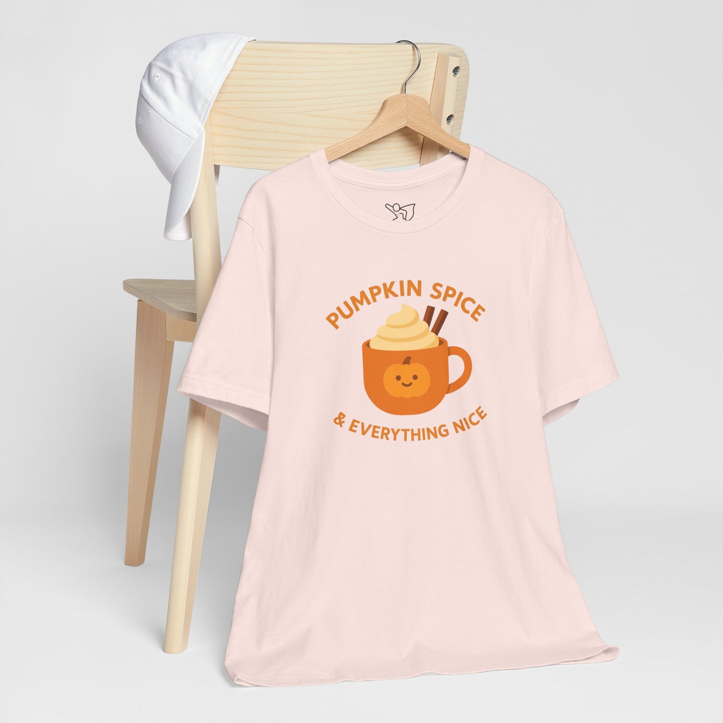 "Pumpkin Spice & Everything Nice" Fall T-Shirt, Autumn Fashion, Cozy Casual Wear, Pumpkin Lovers Gift, Seasonal Apparel