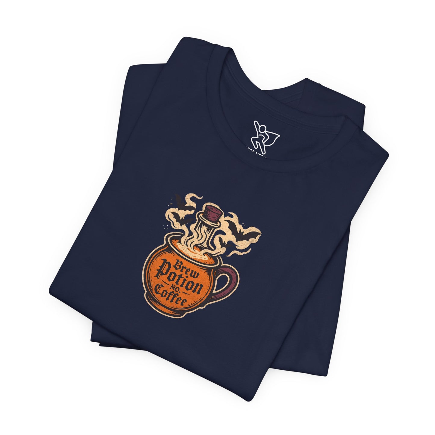 "Coffee Potion" Unisex Tee, Casual Wear, Gift for Coffee Lovers, Magical T-Shirt, Witchy Apparel, Coffee Enthusiast Presents