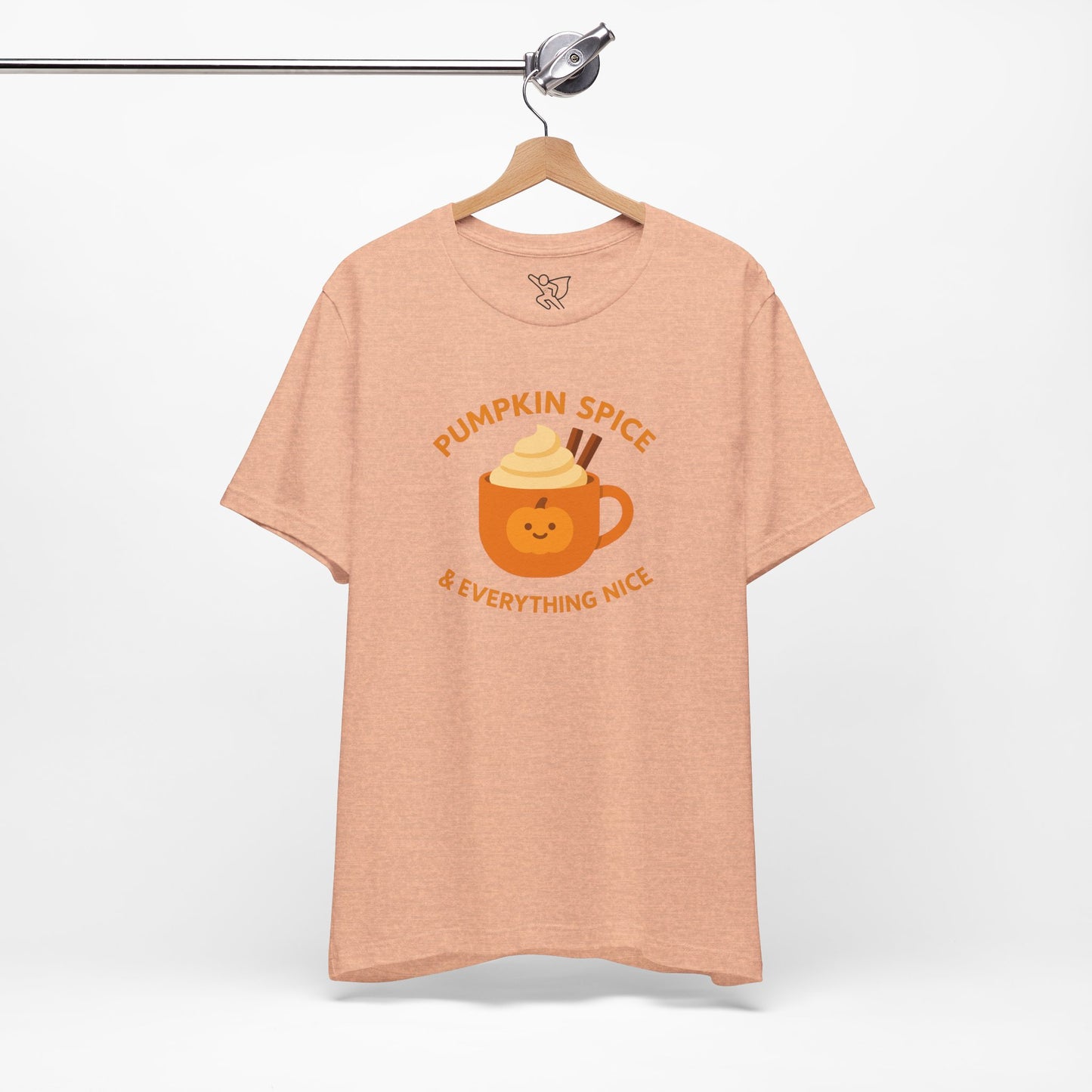 "Pumpkin Spice & Everything Nice" Fall T-Shirt, Autumn Fashion, Cozy Casual Wear, Pumpkin Lovers Gift, Seasonal Apparel