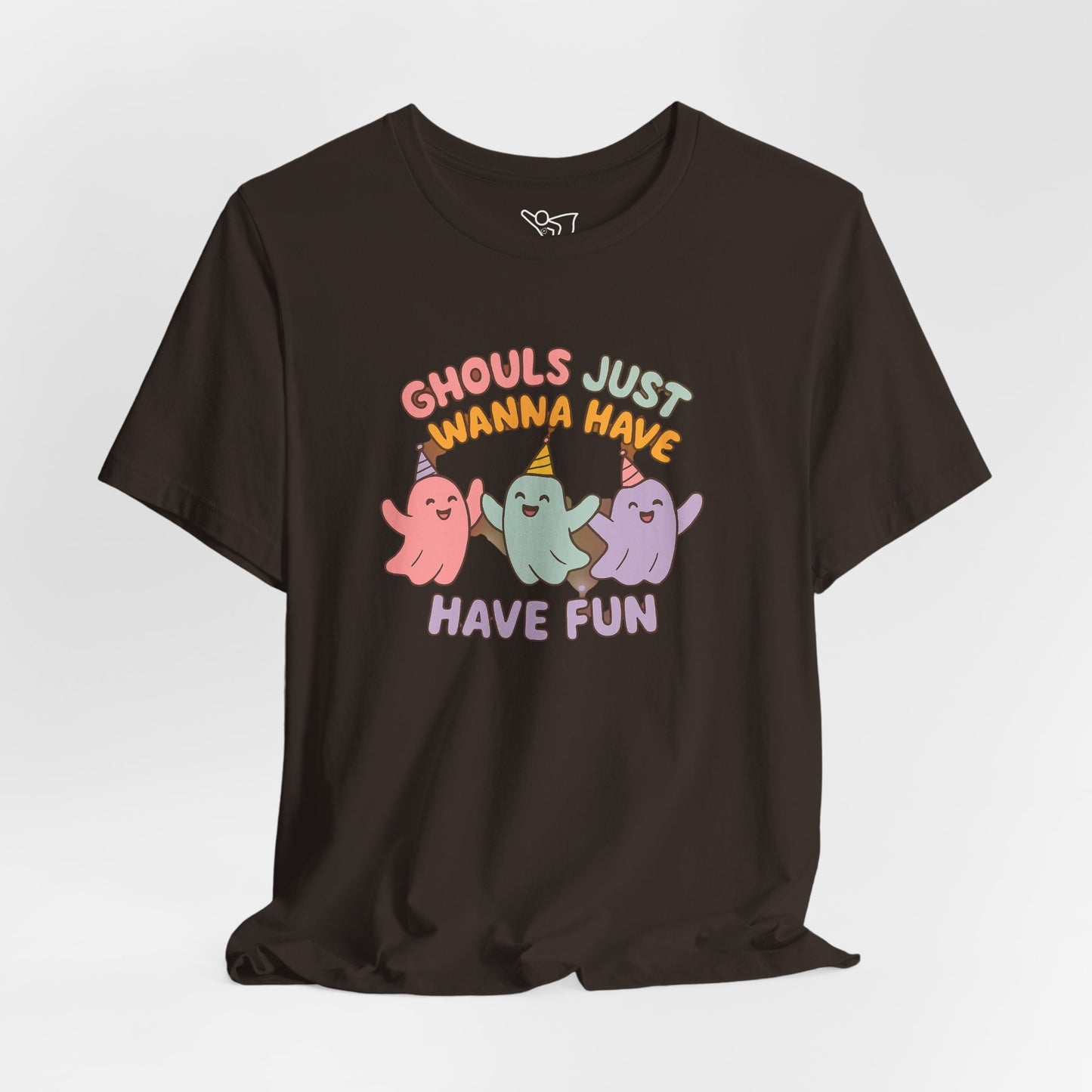 "Ghouls Just Wanna Have Fun" T-Shirt for Halloween, Unisex Graphic Shirt, Cute Ghosts Tee, Casual Wear, Gift for Friends