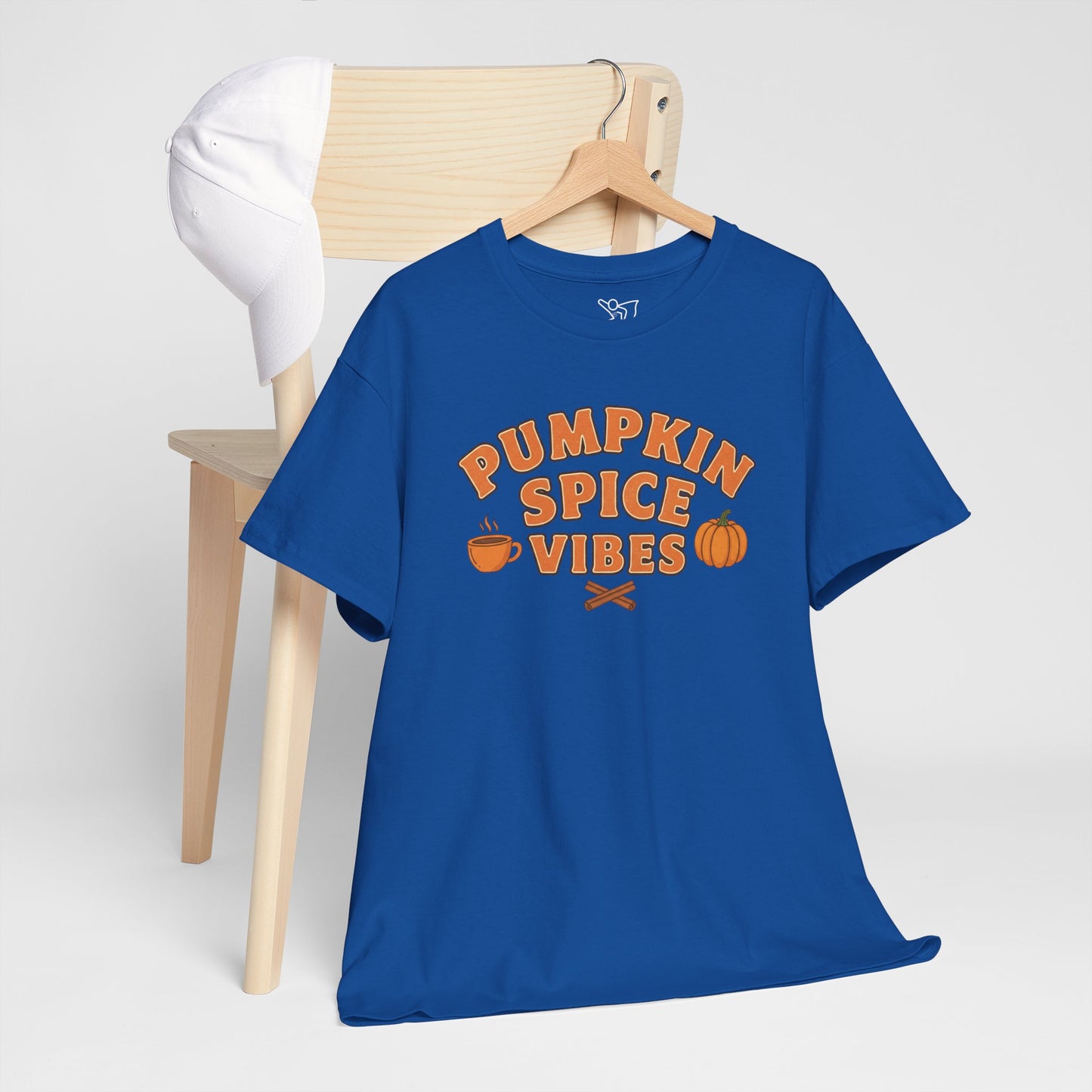 "Pumpkin Spice Vibes" Unisex Autumn T-Shirt for Fall, Cozy Apparel, Pumpkin Lover Gift, Halloween Party Wear
