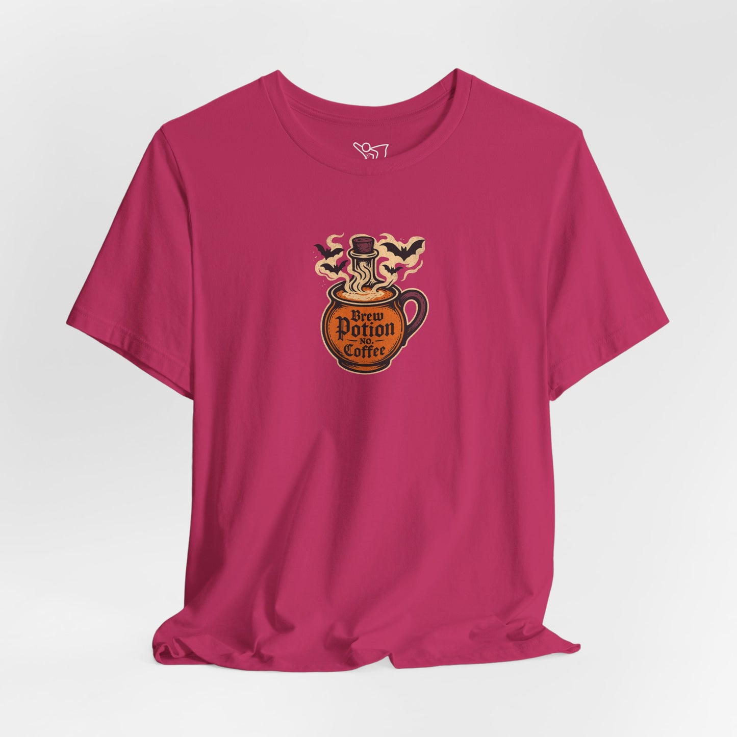 "Coffee Potion" Unisex Tee, Casual Wear, Gift for Coffee Lovers, Magical T-Shirt, Witchy Apparel, Coffee Enthusiast Presents