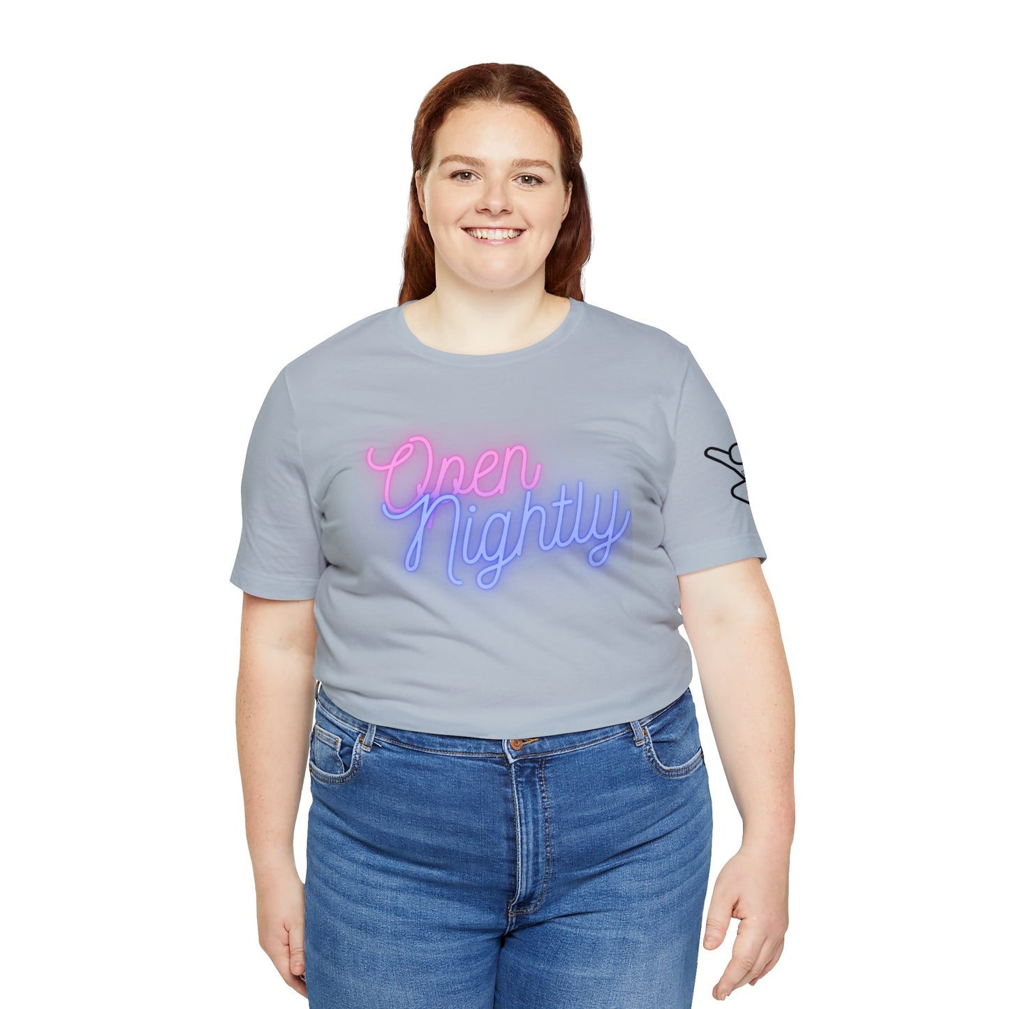 Nightly Glow Neon Graphic Unisex Jersey Short Sleeve Tee - AI Tee Hero