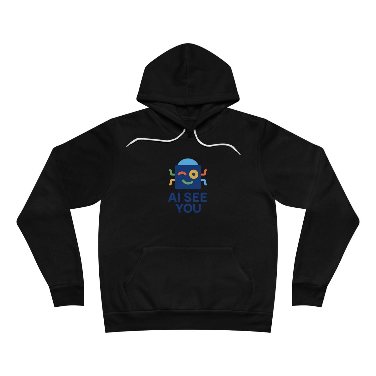 "AI See You Hoodie" Funny Hoodie for Tech Lovers, Unisex Pullover, Gift for Programmers, Unique Gift for AI Enthusiasts - AI Tee Hero