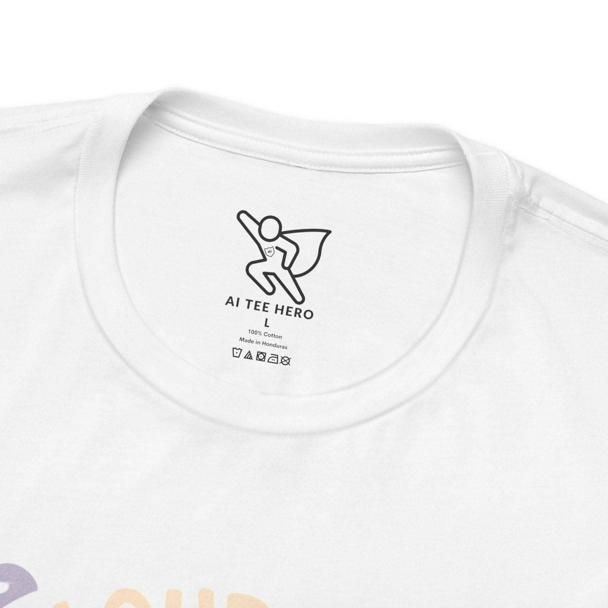 "Cloud Nine Calm" Relaxed Unisex Jersey Short Sleeve T-Shirt, Gift for Mindfulness, Cozy Fashion, Casual Wear, Relaxation Outfit - CW2 MINDSet Collection - AI Tee Hero