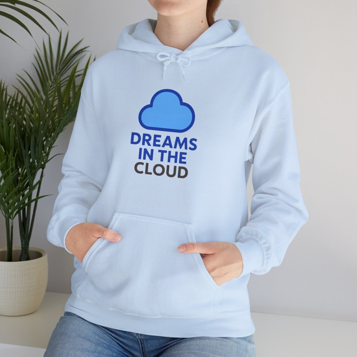 "Dreams In the Cloud" Cozy Hoodie, Perfect for Dreamers, Unisex Pullovers, Gift for Soul Searchers, Cloud - Themed Apparel - AI Tee Hero