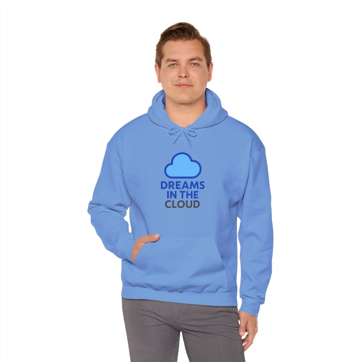 "Dreams In the Cloud" Cozy Hoodie, Perfect for Dreamers, Unisex Pullovers, Gift for Soul Searchers, Cloud - Themed Apparel - AI Tee Hero