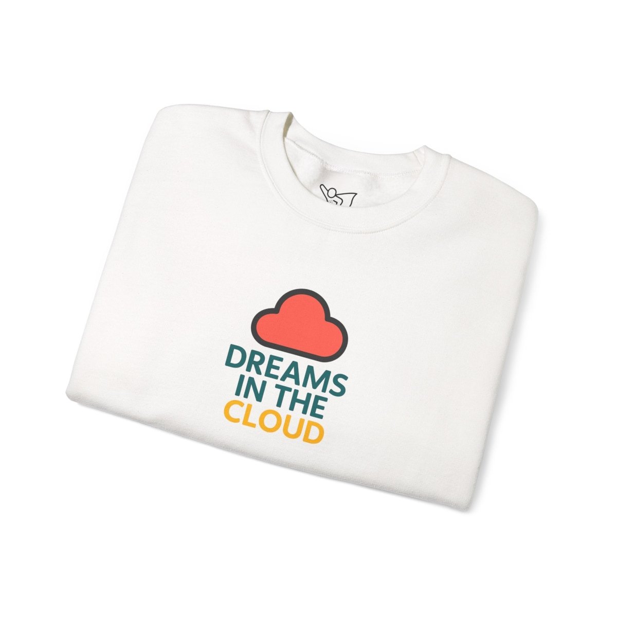 "Dreams in the Cloud" Sweatshirt, Cozy Unisex Crewneck, Comfortable Gift for Dreamers, Everyday Wear, Casual Style - AI Tee Hero