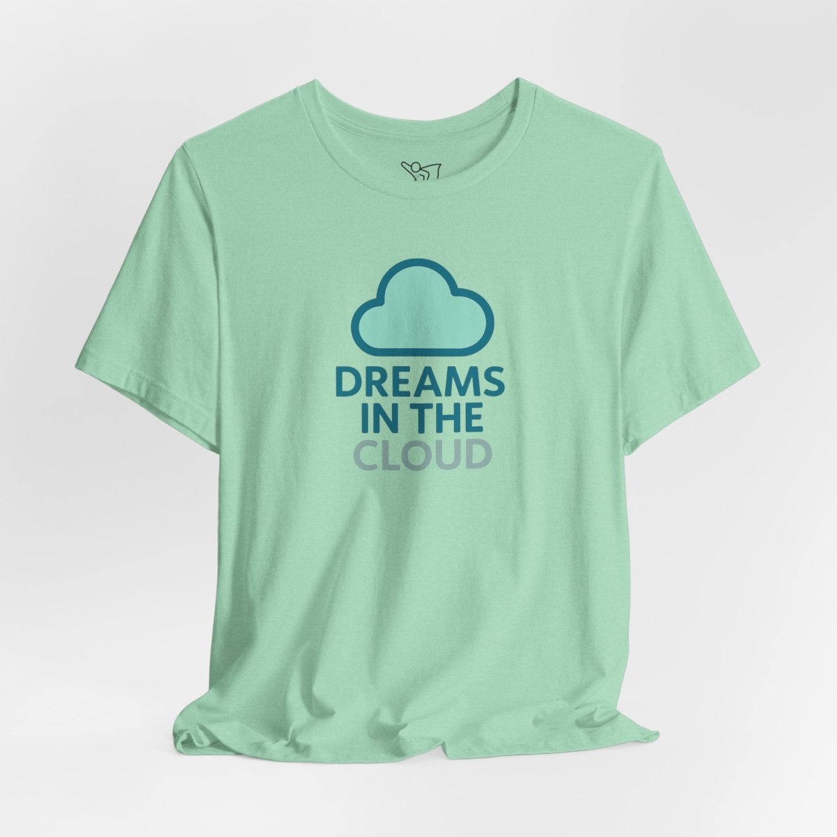 "Dreams in the Cloud" Unisex Tee, Cozy Cloud T-Shirt, Motivational Short Sleeve Shirt, Birthday Gift, Dreamy Casual Wear - AI Tee Hero