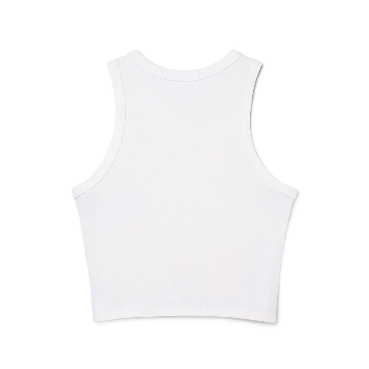 "Gym Hair, Don't Care" Stylish Women's Micro Rib Racer Tank Top for Gym Lovers, Perfect for Workouts, Fitness Gifts, Activewear, and Casual Outfits MINDSet - AI Tee Hero