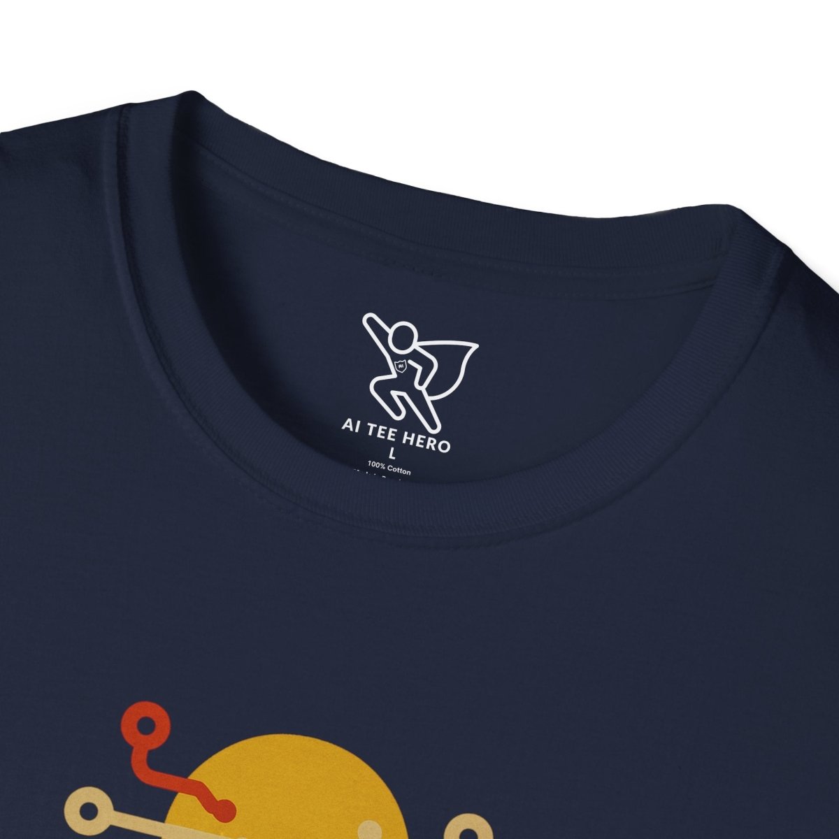 "Idea.exe Running" Tech - Inspired Unisex Softstyle T-Shirt, Geek Humor Tee, Casual Everyday Wear, Gift for Programmers, Unique Tech Gifts, Funny Coding Shirt CW - 2 Yellow Orange - AI Tee Hero