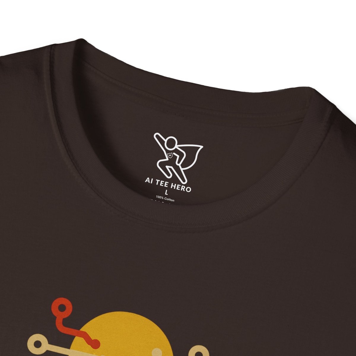 "Idea.exe Running" Tech - Inspired Unisex Softstyle T-Shirt, Geek Humor Tee, Casual Everyday Wear, Gift for Programmers, Unique Tech Gifts, Funny Coding Shirt CW - 2 Yellow Orange - AI Tee Hero