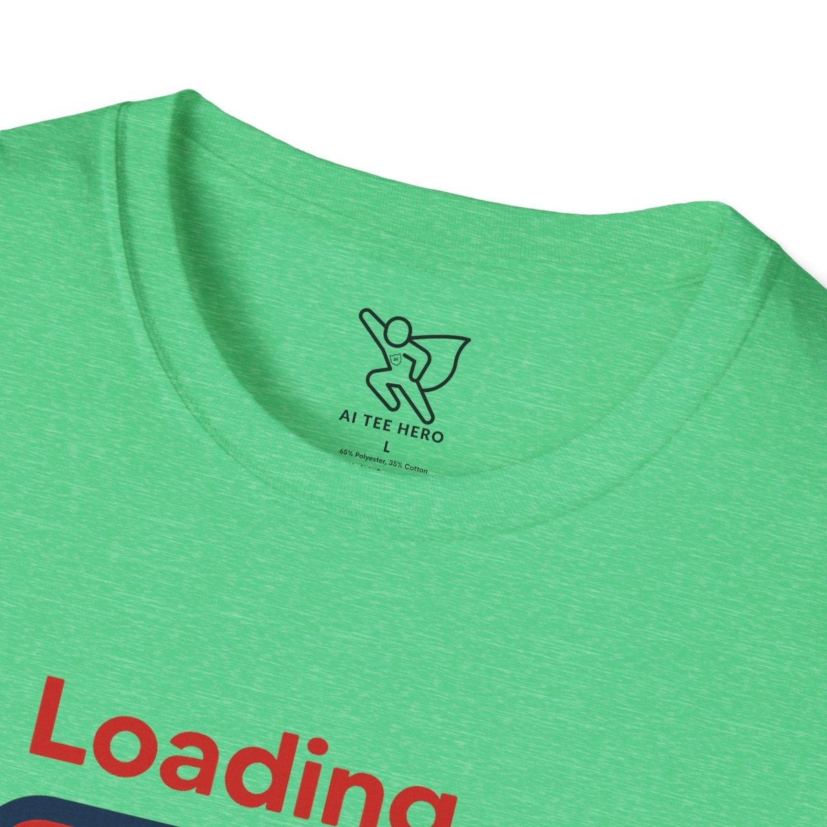 "Loading... Chill" Unisex Softstyle T-Shirt, Relaxed Fit Tee, Gift for Him/Her, Casual Wear, Chill Vibe Shirt, Summer Essentials, Lounge Apparel CW - 1 Blue - AI Tee Hero