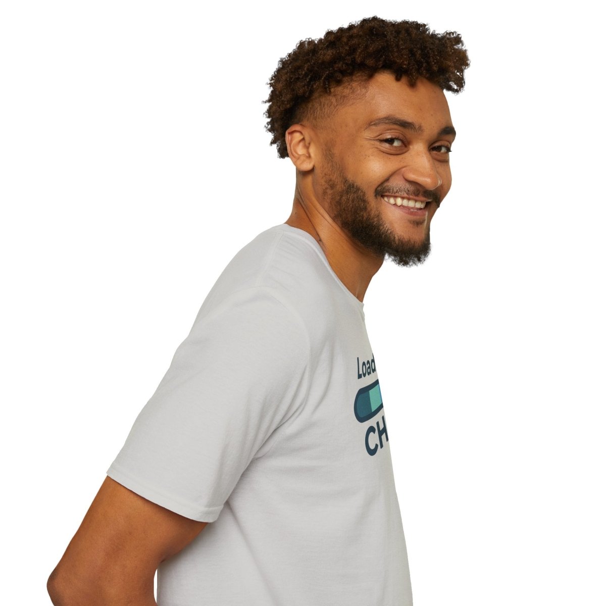 "Loading... Chill" Unisex Softstyle T-Shirt, Relaxed Fit Tee, Gift for Him/Her, Casual Wear, Chill Vibe Shirt, Summer Essentials, Lounge Apparel CW - 2 Teal - AI Tee Hero