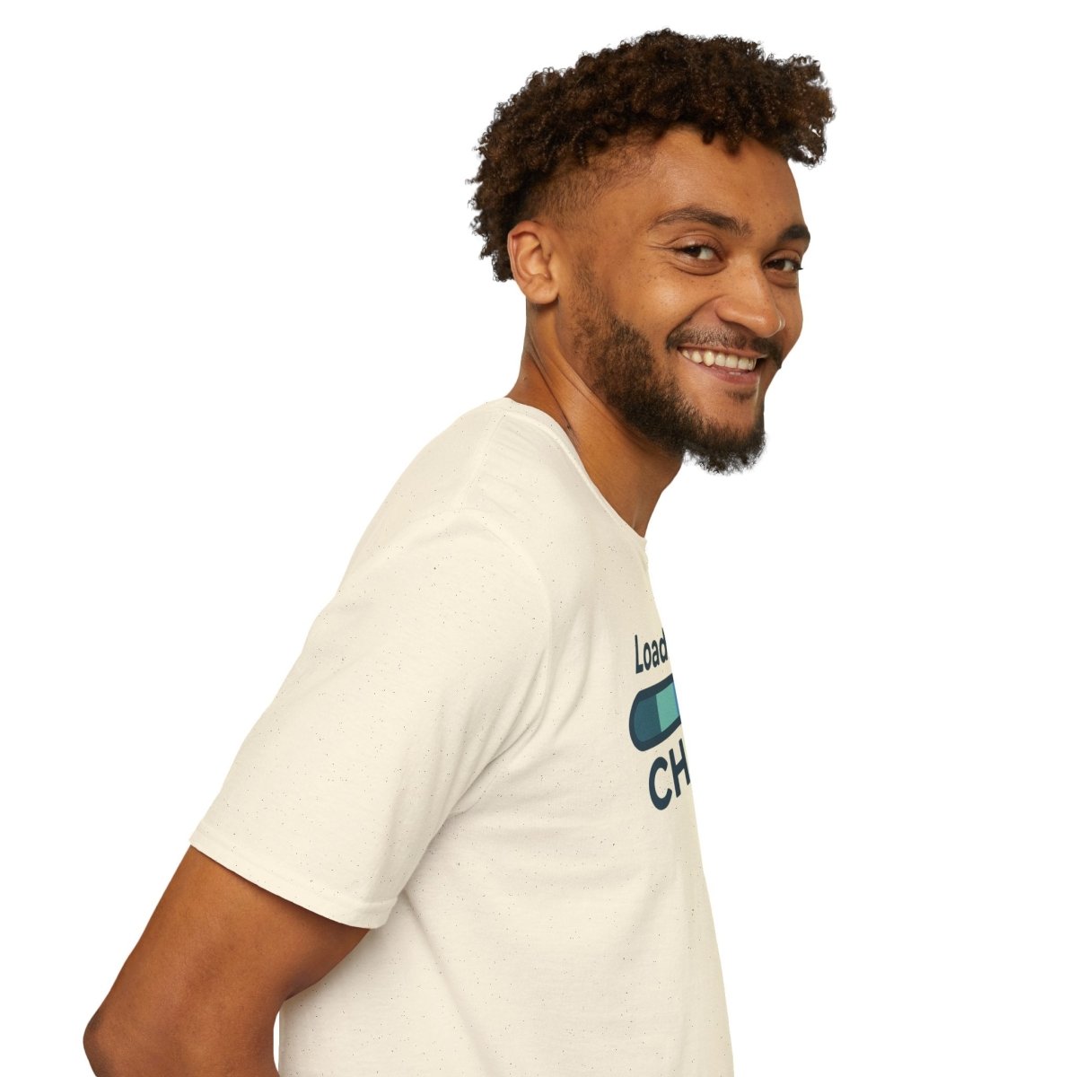 "Loading... Chill" Unisex Softstyle T-Shirt, Relaxed Fit Tee, Gift for Him/Her, Casual Wear, Chill Vibe Shirt, Summer Essentials, Lounge Apparel CW - 2 Teal - AI Tee Hero