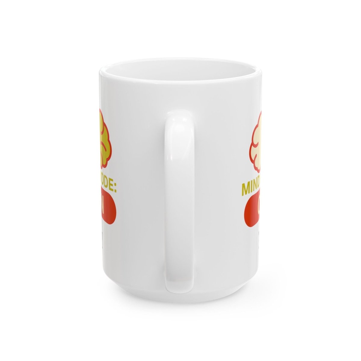 Mind Mode Ceramic Mug - Perfect for Coffee Lovers, Gifts for Friends, Office Decor, Birthday Present, Fun Kitchenware - AI Tee Hero