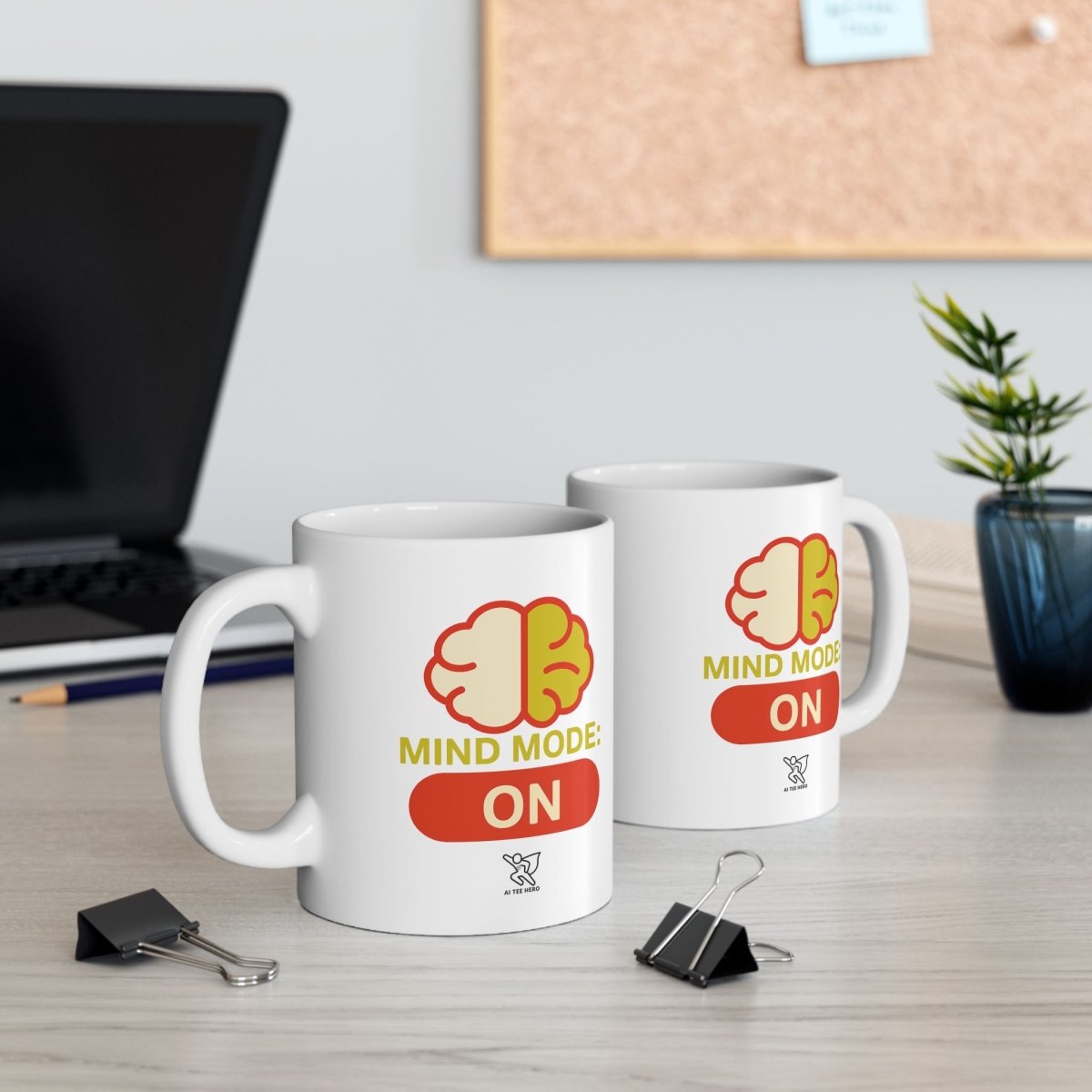 Mind Mode Ceramic Mug - Perfect for Coffee Lovers, Gifts for Friends, Office Decor, Birthday Present, Fun Kitchenware - AI Tee Hero
