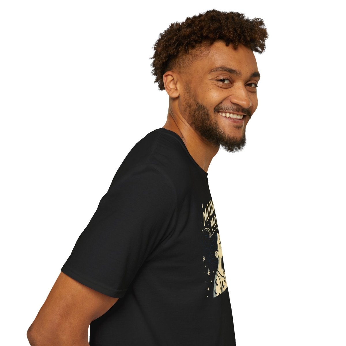 "Moonlight Mode" Unisex T-Shirt - Softstyle, Celestial Apparel, Gift for Dreamers, Astrology Lovers, Casual Wear - MINDSet Collection - AI Tee Hero