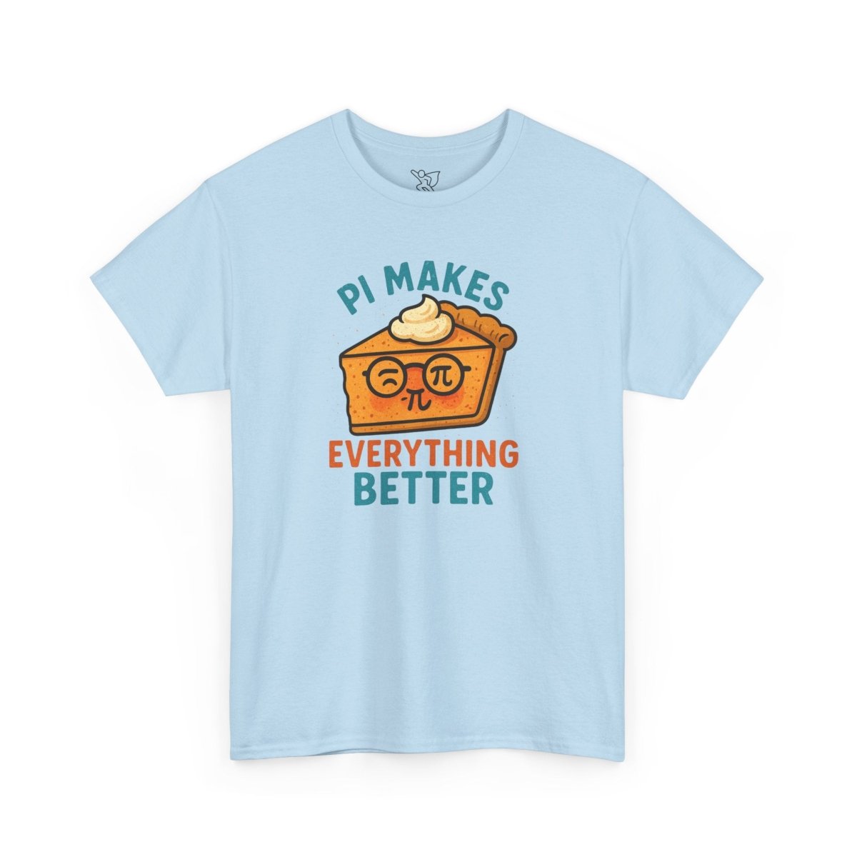 "Pi Makes Everything Better" Unisex Heavy Cotton Tee, Math Shirt, Gift for Math Lovers, Pi Day Tee, Casual Wear, Funny Graphic Tee - AI Tee Hero