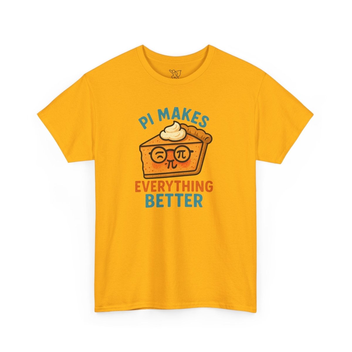 "Pi Makes Everything Better" Unisex Heavy Cotton Tee, Math Shirt, Gift for Math Lovers, Pi Day Tee, Casual Wear, Funny Graphic Tee - AI Tee Hero