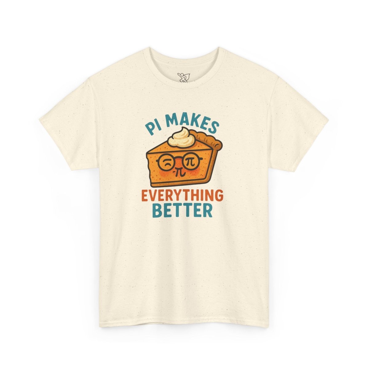 "Pi Makes Everything Better" Unisex Heavy Cotton Tee, Math Shirt, Gift for Math Lovers, Pi Day Tee, Casual Wear, Funny Graphic Tee - AI Tee Hero