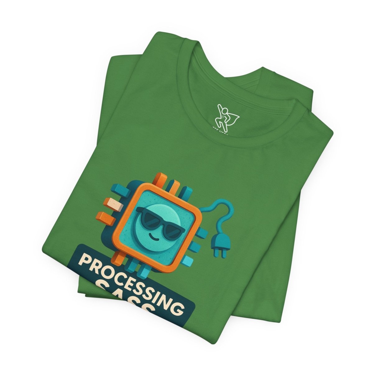 "Processing Sass" Graphic T-Shirt for Geeky Friends, Funny Gift, Casual Wear, Programmer Humor - AI Tee Hero