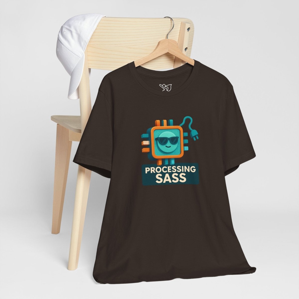 "Processing Sass" Graphic T-Shirt for Geeky Friends, Funny Gift, Casual Wear, Programmer Humor - AI Tee Hero