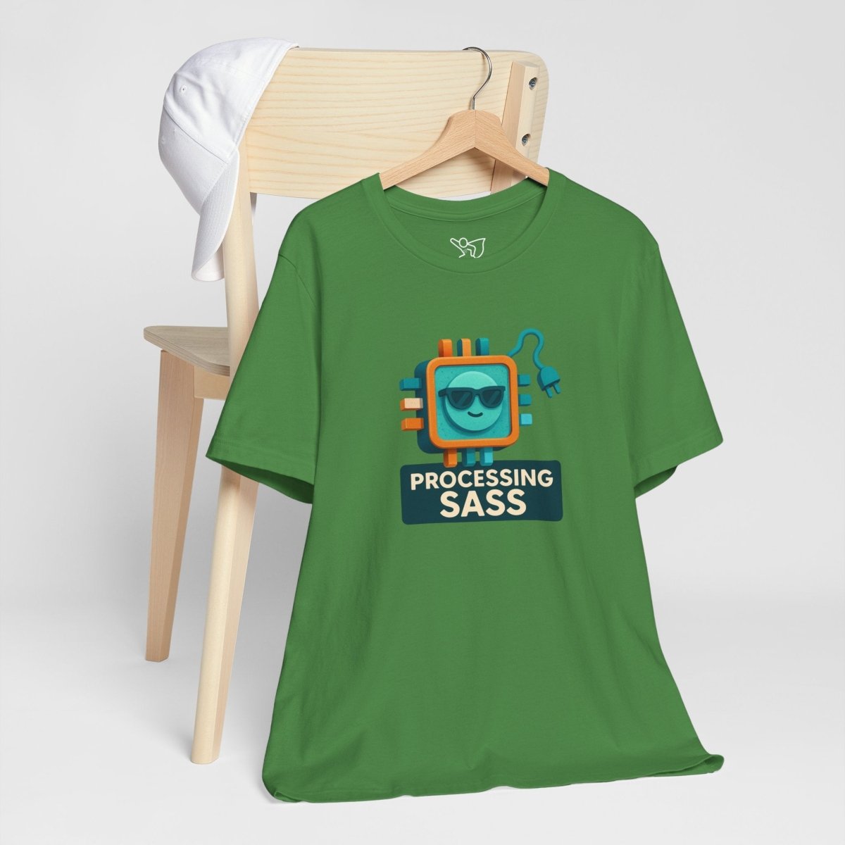 "Processing Sass" Graphic T-Shirt for Geeky Friends, Funny Gift, Casual Wear, Programmer Humor - AI Tee Hero