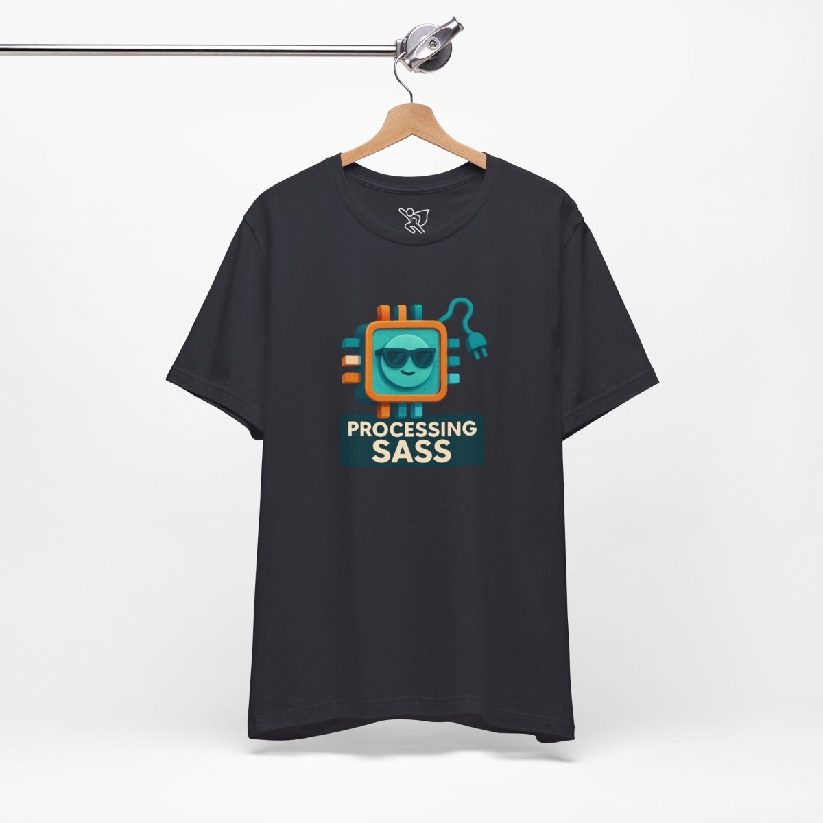 "Processing Sass" Graphic T-Shirt for Geeky Friends, Funny Gift, Casual Wear, Programmer Humor - AI Tee Hero