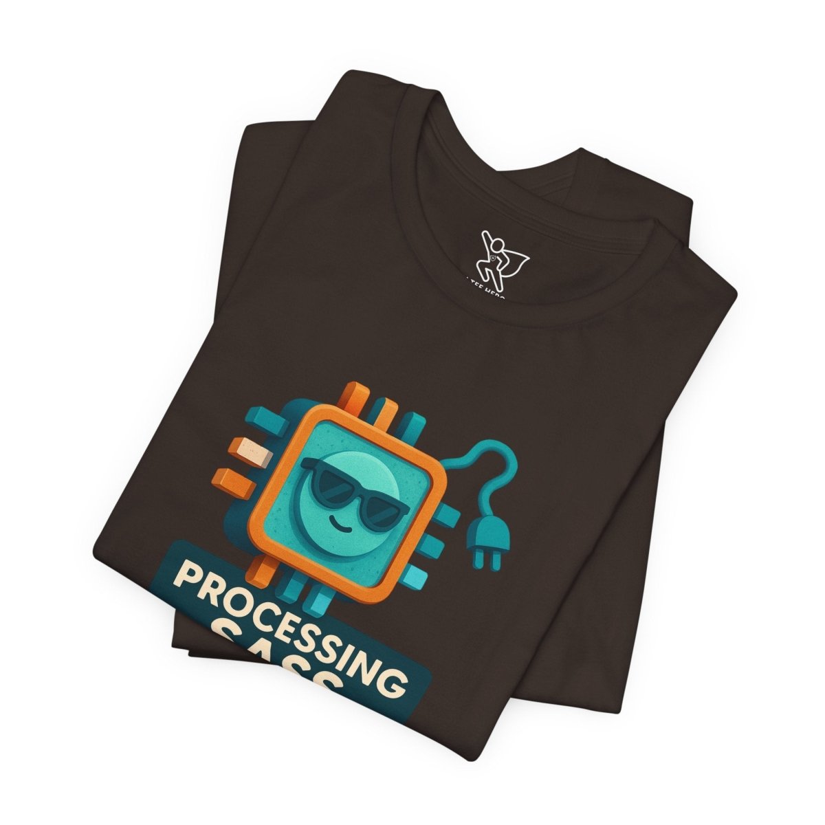 "Processing Sass" Graphic T-Shirt for Geeky Friends, Funny Gift, Casual Wear, Programmer Humor - AI Tee Hero