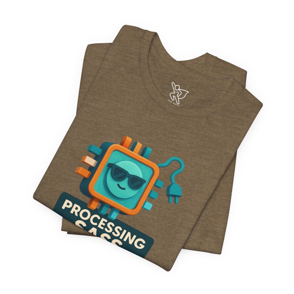"Processing Sass" Graphic T-Shirt for Geeky Friends, Funny Gift, Casual Wear, Programmer Humor - AI Tee Hero