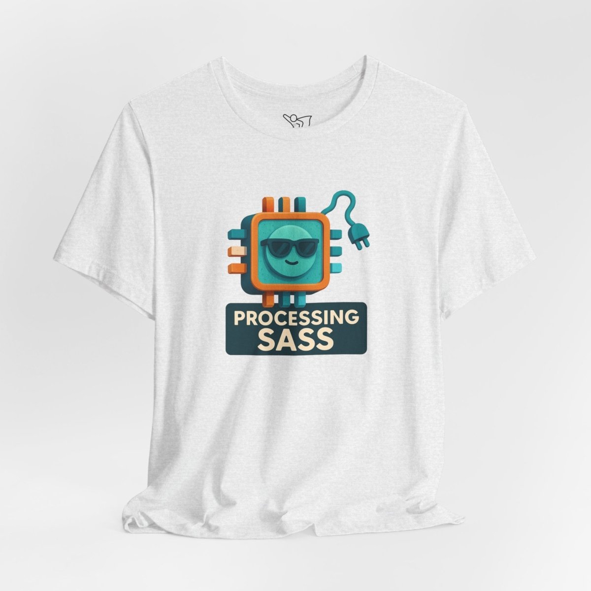 "Processing Sass" Graphic T-Shirt for Geeky Friends, Funny Gift, Casual Wear, Programmer Humor - AI Tee Hero