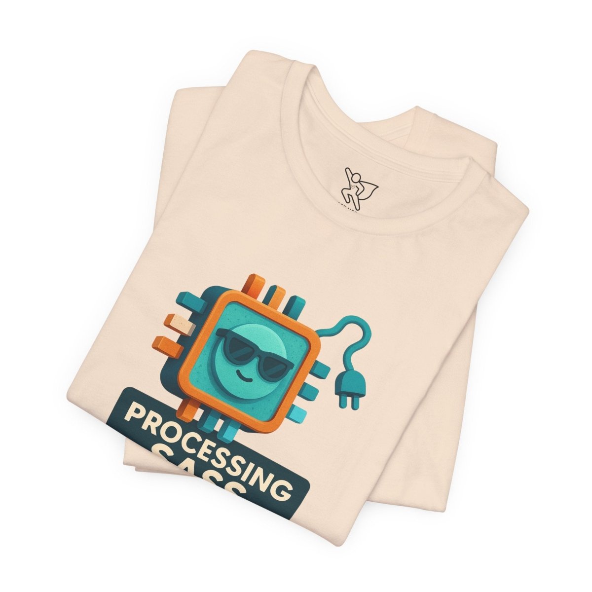 "Processing Sass" Graphic T-Shirt for Geeky Friends, Funny Gift, Casual Wear, Programmer Humor - AI Tee Hero