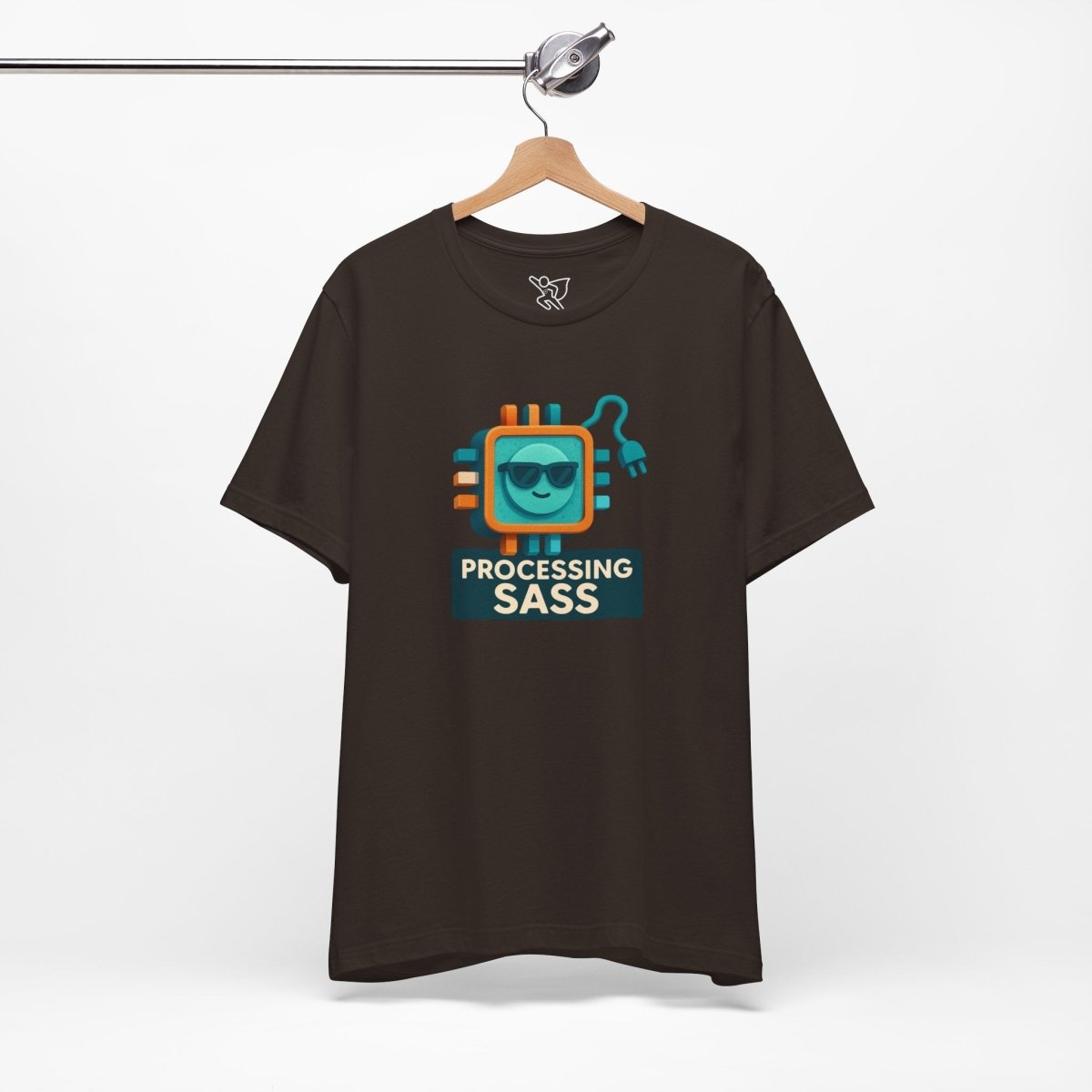 "Processing Sass" Graphic T-Shirt for Geeky Friends, Funny Gift, Casual Wear, Programmer Humor - AI Tee Hero
