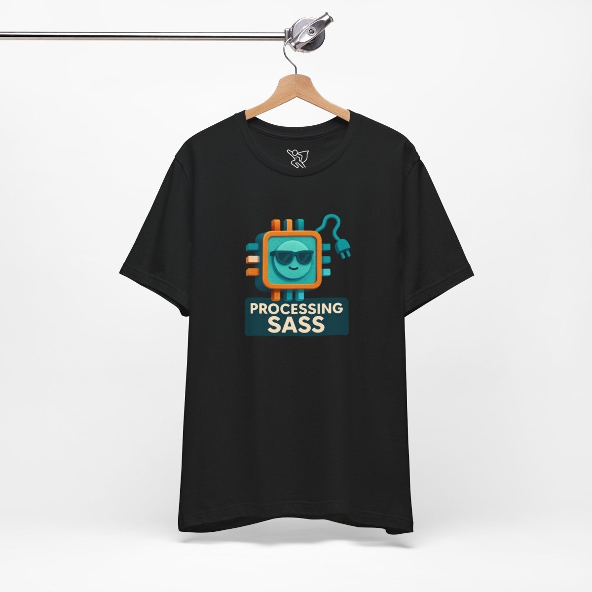 "Processing Sass" Graphic T-Shirt for Geeky Friends, Funny Gift, Casual Wear, Programmer Humor - AI Tee Hero