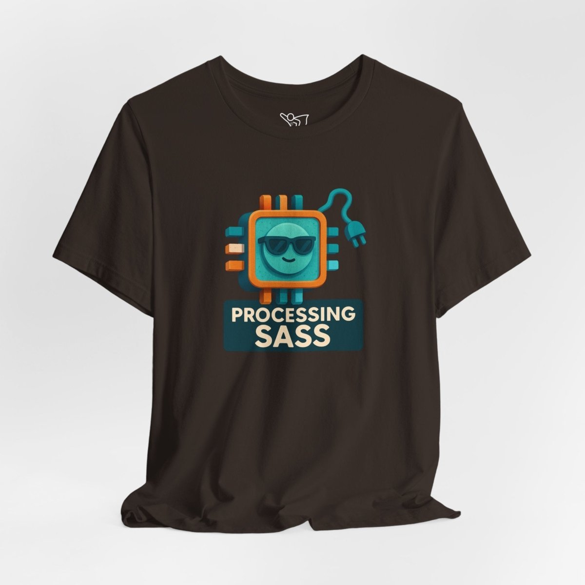 "Processing Sass" Graphic T-Shirt for Geeky Friends, Funny Gift, Casual Wear, Programmer Humor - AI Tee Hero