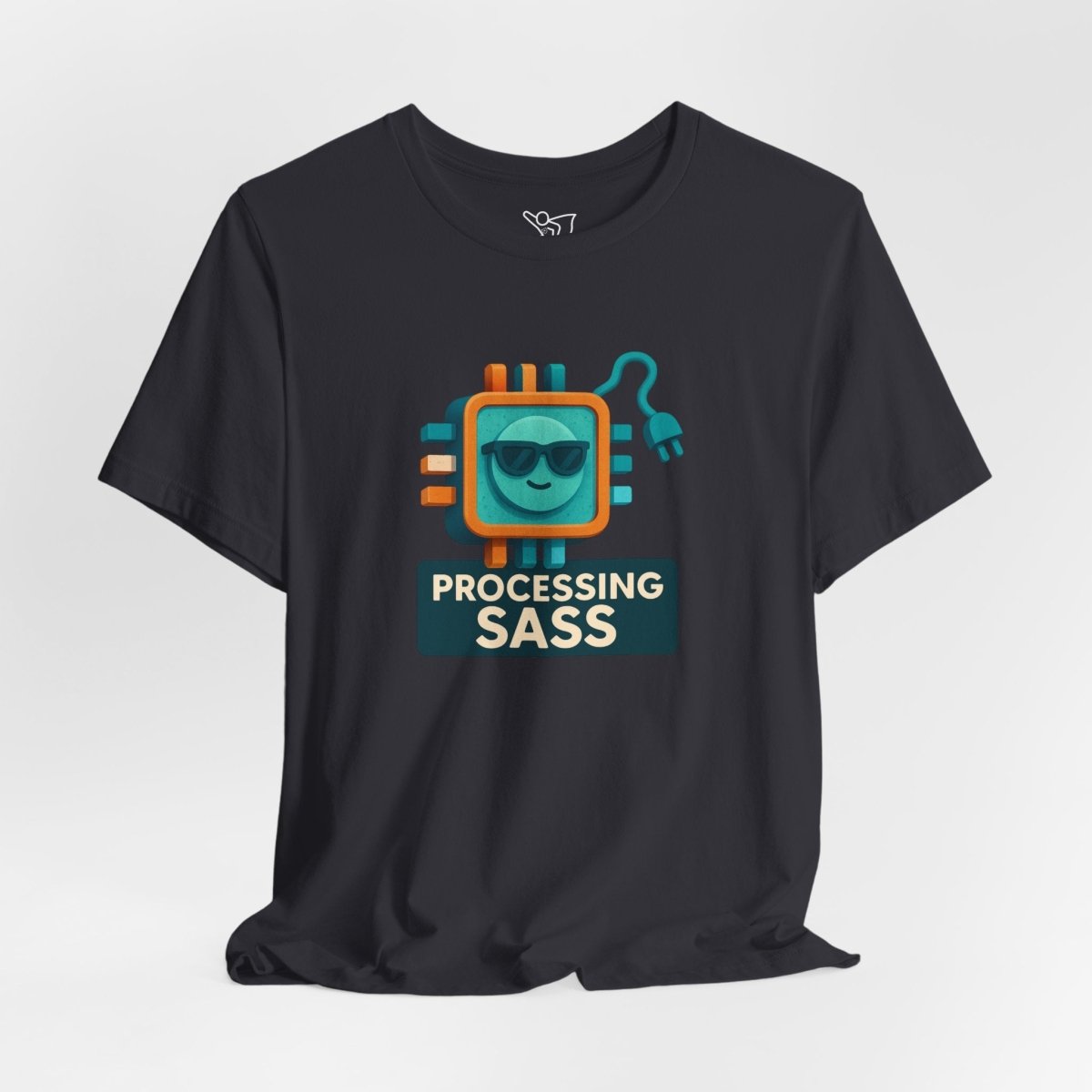 "Processing Sass" Graphic T-Shirt for Geeky Friends, Funny Gift, Casual Wear, Programmer Humor - AI Tee Hero