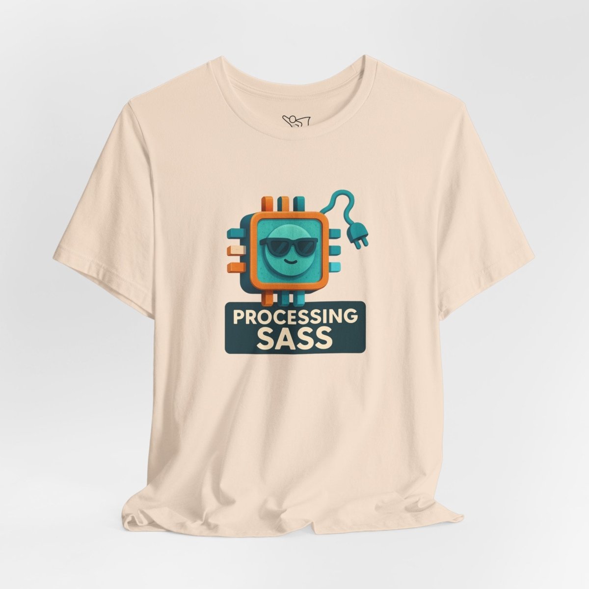 "Processing Sass" Graphic T-Shirt for Geeky Friends, Funny Gift, Casual Wear, Programmer Humor - AI Tee Hero