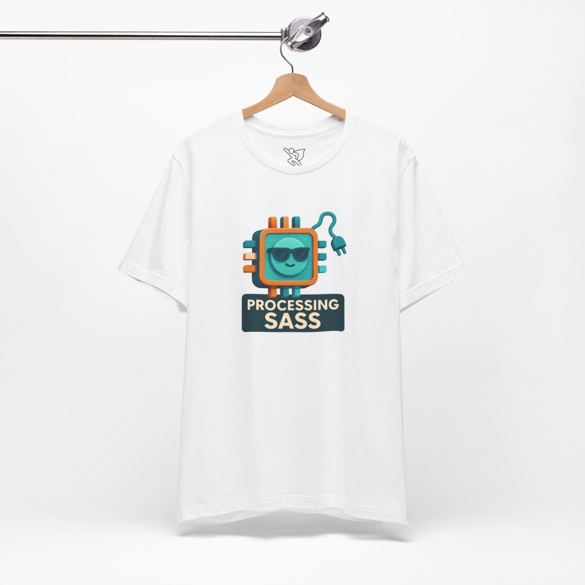"Processing Sass" Graphic T-Shirt for Geeky Friends, Funny Gift, Casual Wear, Programmer Humor - AI Tee Hero
