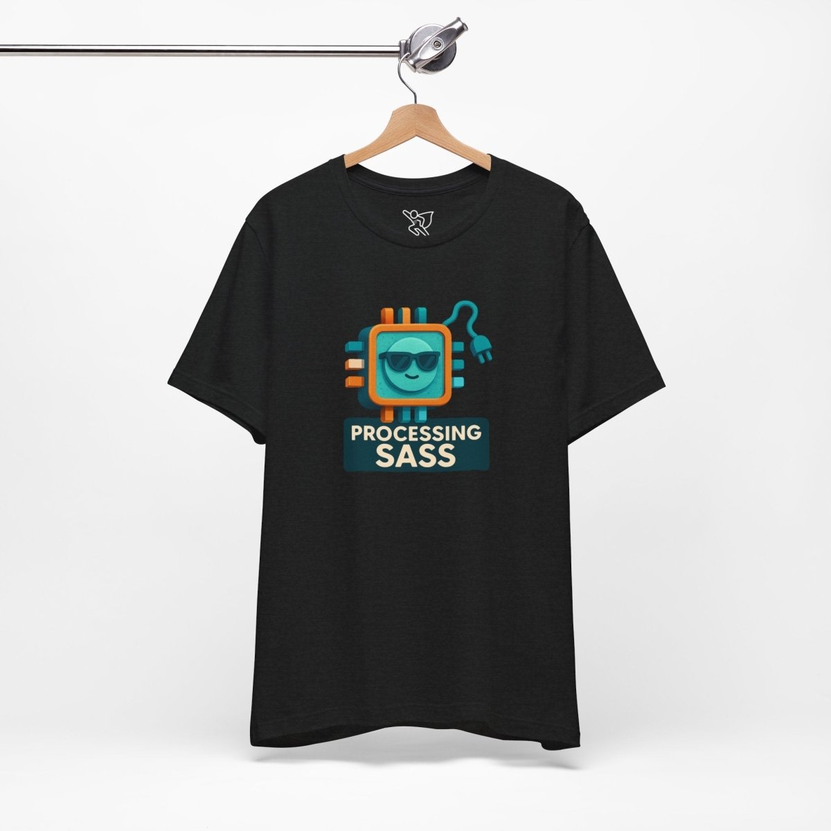"Processing Sass" Graphic T-Shirt for Geeky Friends, Funny Gift, Casual Wear, Programmer Humor - AI Tee Hero